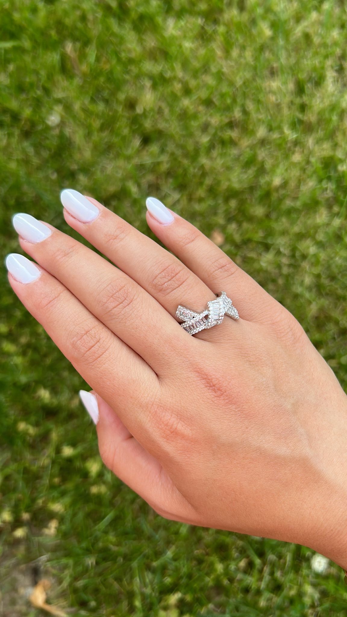 Diamond Knot Ring