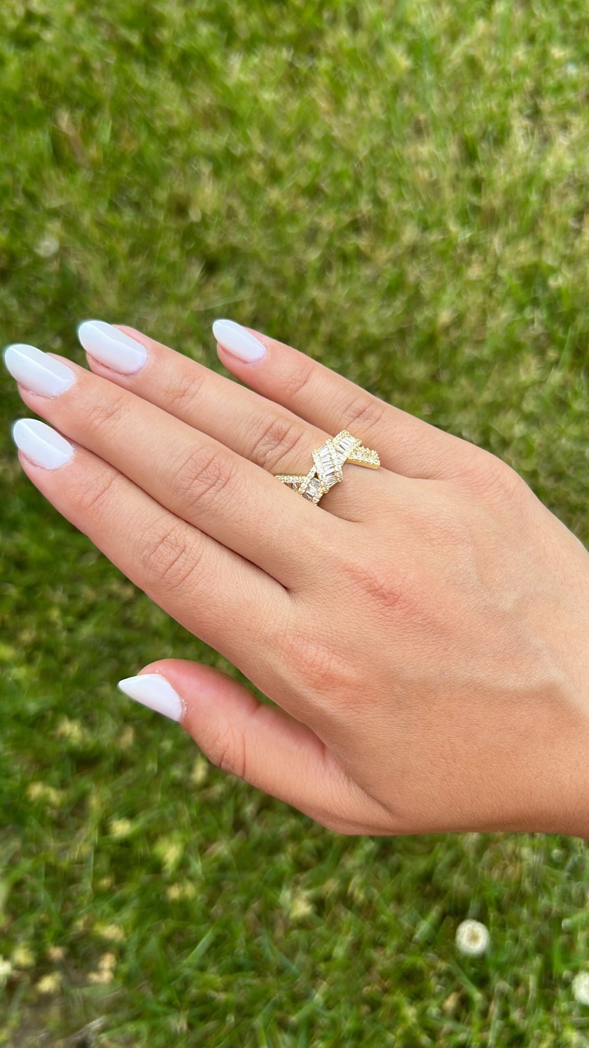 Diamond Knot Ring