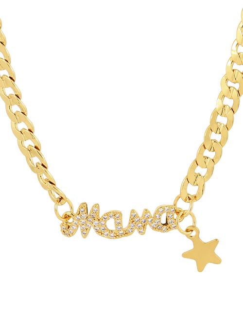 Chained Mama Star Necklace