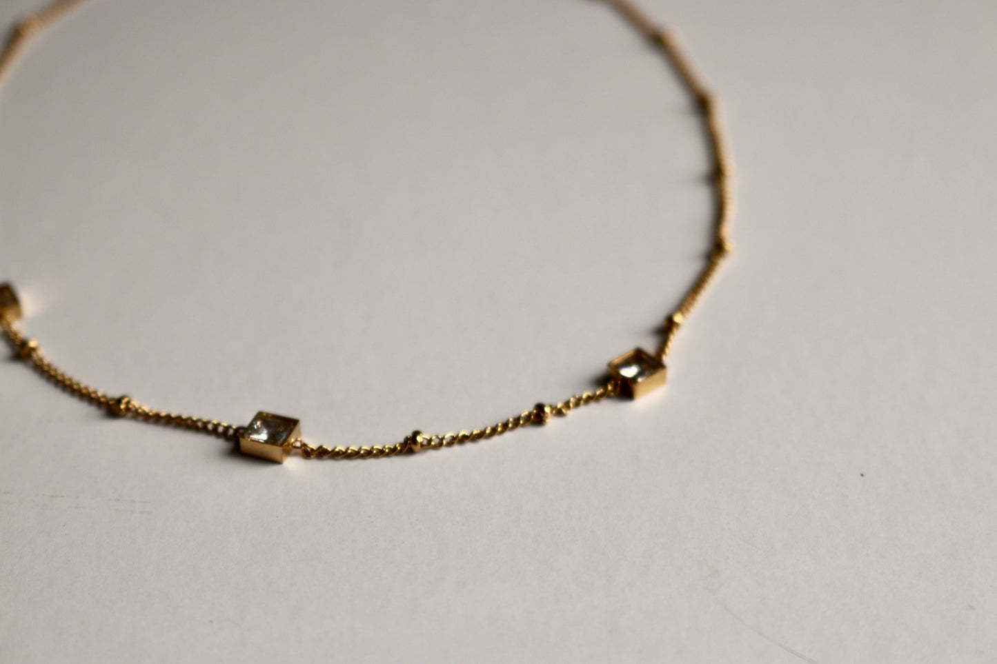 Gold Diamond Choker